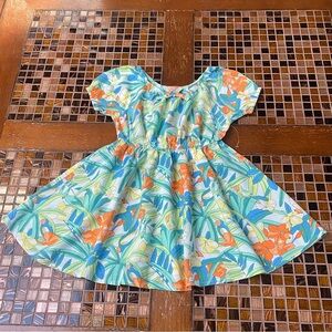 First Impressions Parrot Tropical Dress Girls